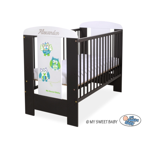 Lit pour Bébé 120x60 cm Hiboux