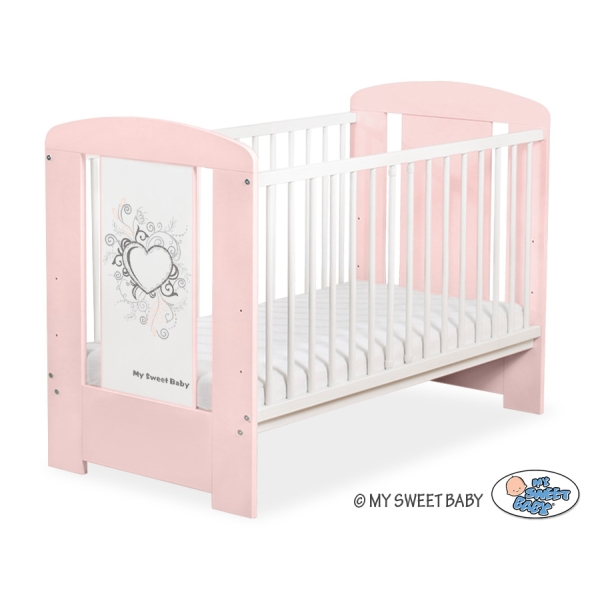 Lit pour Bébé 120x60 cm Rose