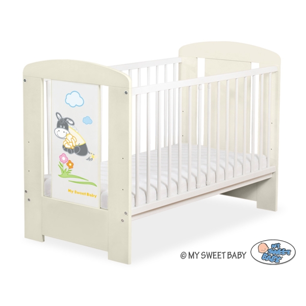 Lit pour Bébé 120x60 Crème Luca