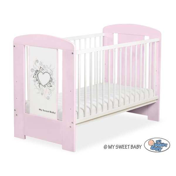 Lit pour Bébé 120x60 Rose Rose