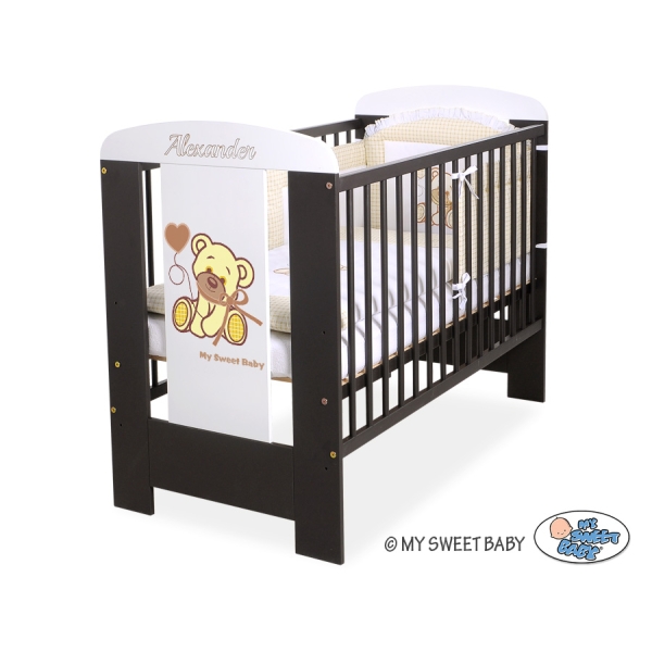 Lit pour Bébé 60x120 cm Blanc Papillon