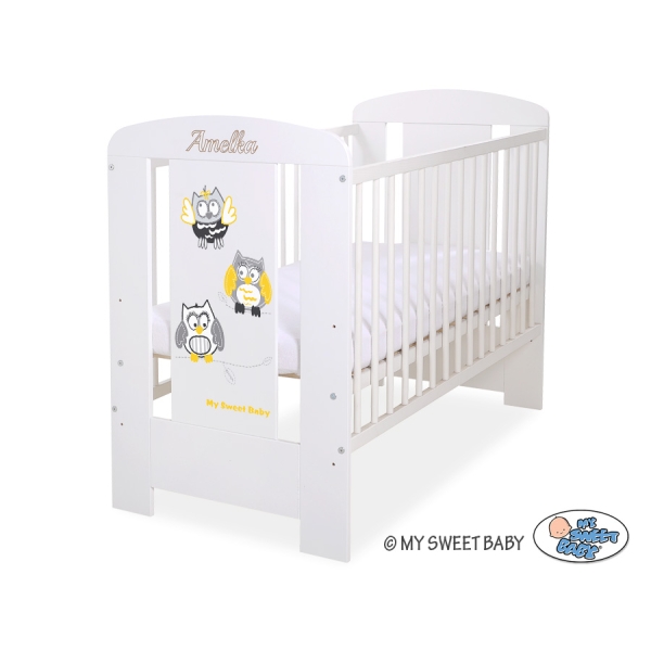 Lit pour Bébé 60x120 cm Hiboux