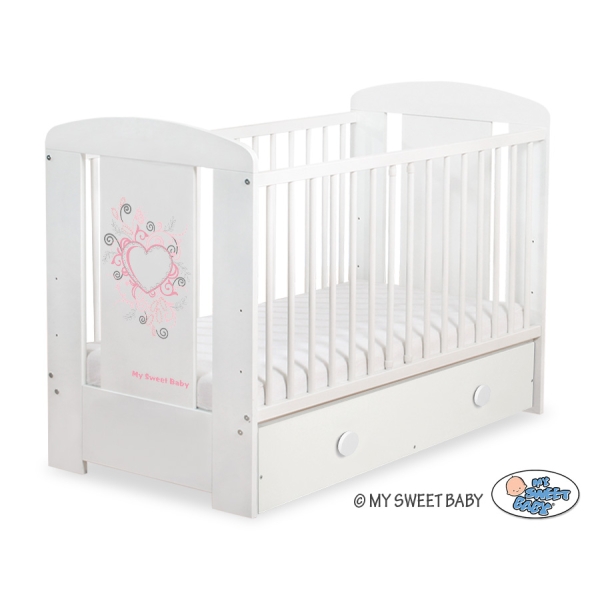 Lit pour Bébé avec Tiroir 120x60 cm Maxi
