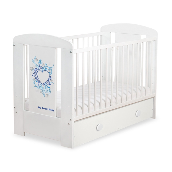 Lit pour Bébé avec Tiroir 120x60 cm Maxi