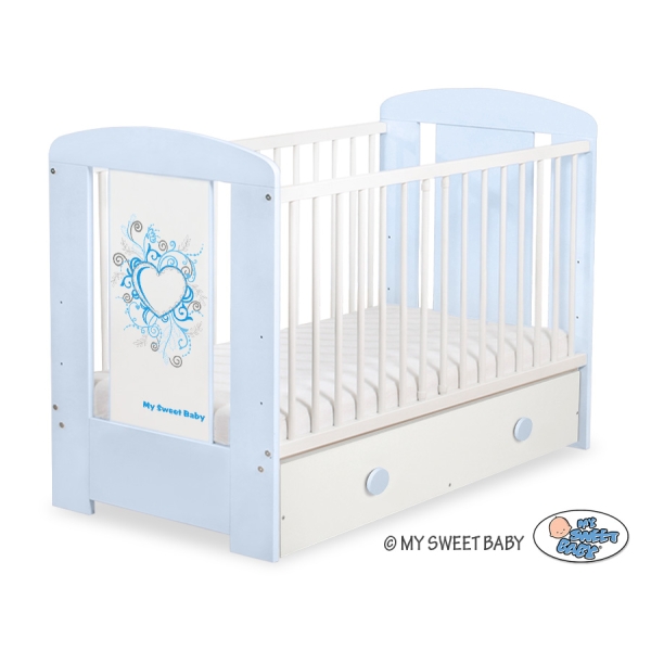 Lit pour Bébé avec Tiroir 120x60 cm Maxi