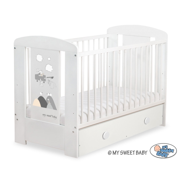 Lit pour Bébé avec Tiroir 120x60 cm Maxi