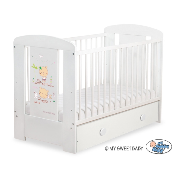 Lit pour Bébé avec Tiroir 120x60 cm Maxi
