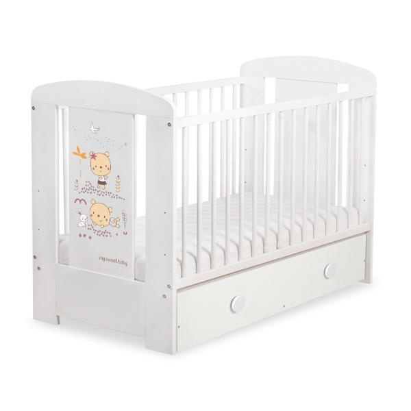 Lit pour Bébé avec Tiroir 120x60 cm Maxi