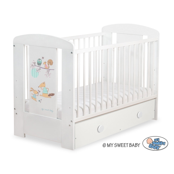 Lit pour Bébé avec Tiroir 120x60 cm Maxi