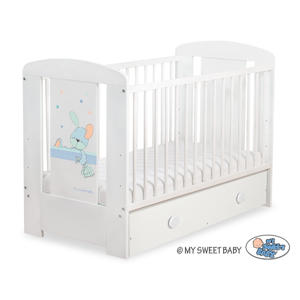 Lit pour Bébé avec Tiroir 120x60 cm Maxi