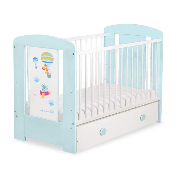 Lit pour Bébé avec Tiroir 120x60 cm Maxi