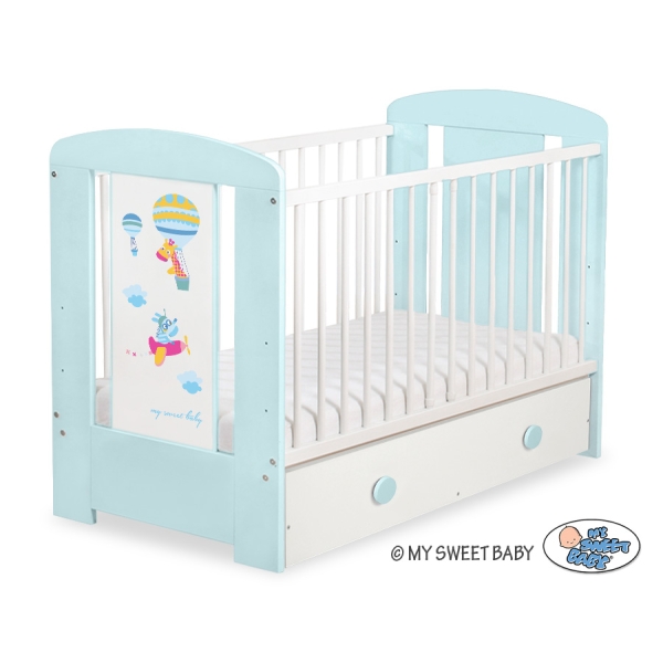 Lit pour Bébé avec Tiroir 120x60 cm Maxi