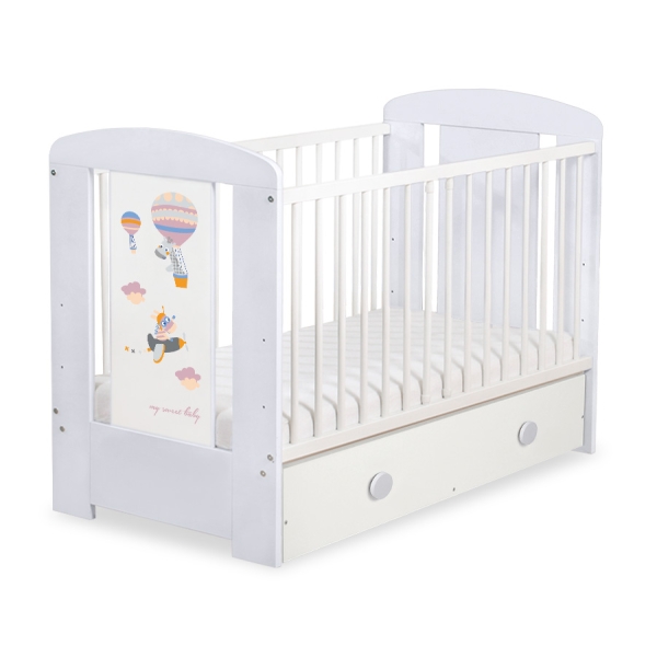Lit pour Bébé avec Tiroir 120x60 cm Maxi