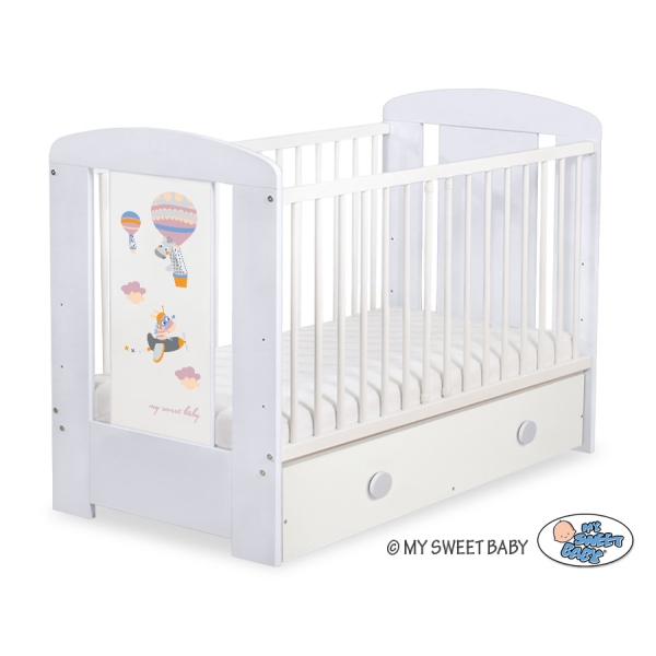 Lit pour Bébé avec Tiroir 120x60 cm Maxi