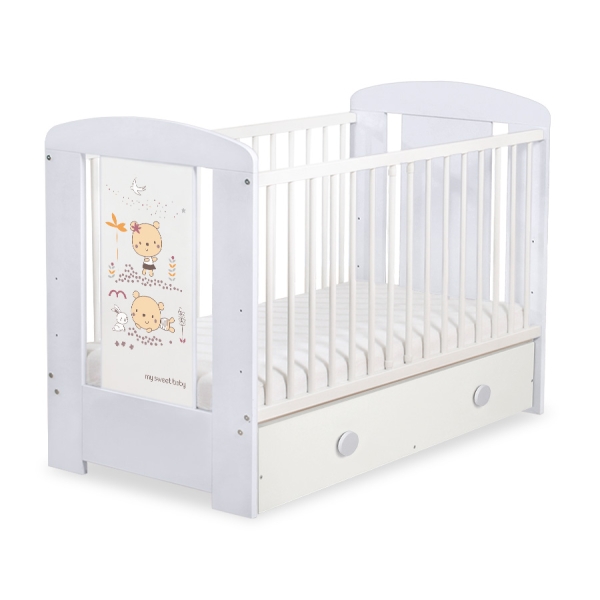 Lit pour Bébé avec Tiroir 120x60 cm Maxi