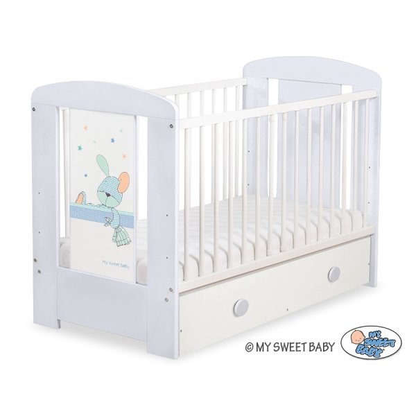 Lit pour Bébé avec Tiroir 120x60 cm Maxi