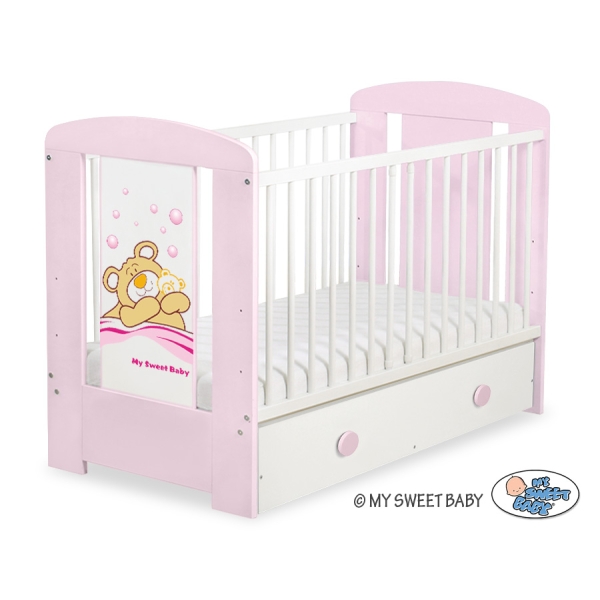 Lit pour Bébé avec Tiroir 120x60 cm Maxi Barnabé
