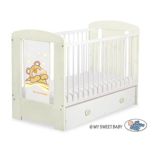Lit pour Bébé avec Tiroir 120x60 cm Maxi Barnabé