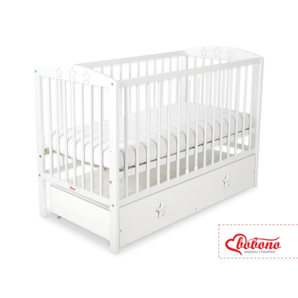Lit pour Bébé avec Tiroir 120x60 cm Maxi étoiles