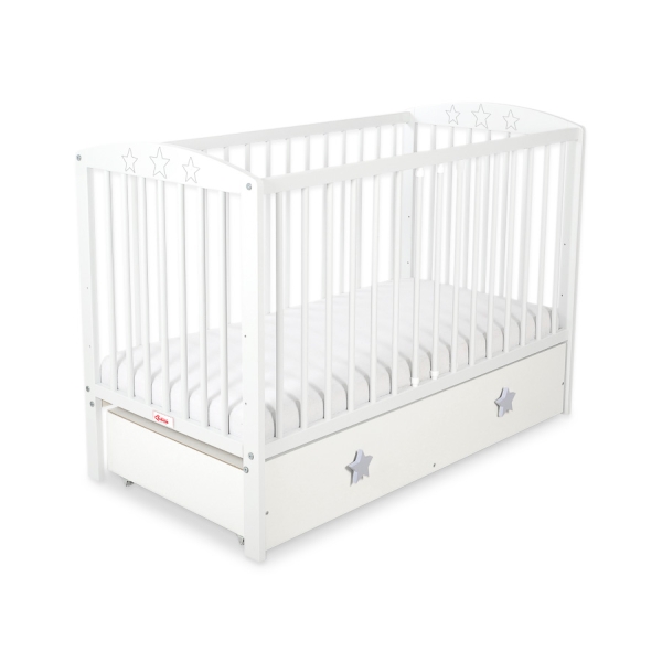 Lit pour Bébé avec Tiroir 120x60 cm Maxi étoiles