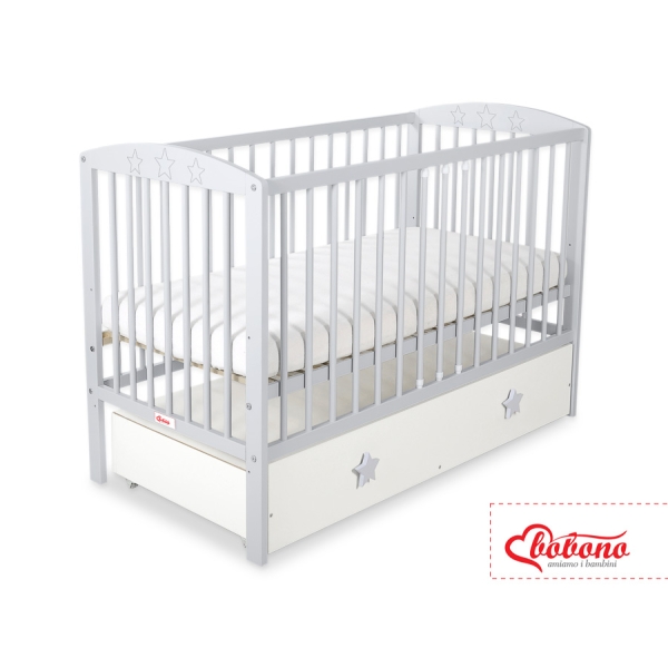 Lit pour Bébé avec Tiroir 120x60 cm Maxi étoiles