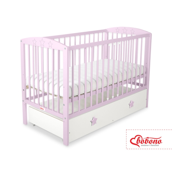 Lit pour Bébé avec Tiroir 120x60 cm Maxi étoiles