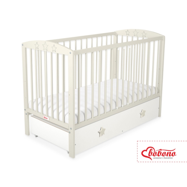 Lit pour Bébé avec Tiroir 120x60 cm Maxi étoiles