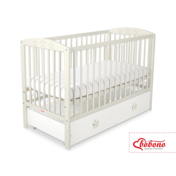 Lit pour Bébé avec Tiroir 120x60 cm Maxi étoiles