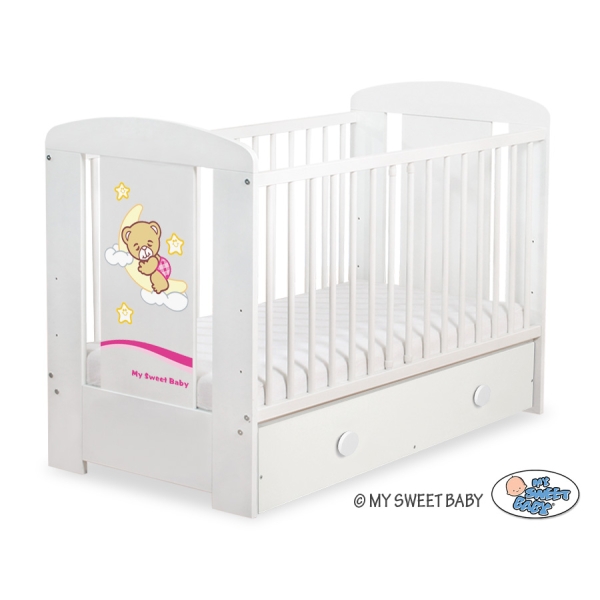 Lit pour Bébé avec Tiroir 120x60 cm Maxi Nuit