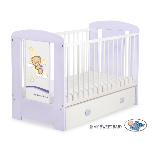 Lit pour Bébé avec Tiroir 120x60 cm Maxi Nuit