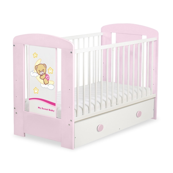 Lit pour Bébé avec Tiroir 120x60 cm Maxi Nuit