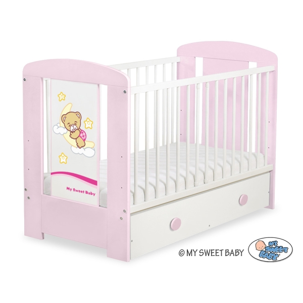 Lit pour Bébé avec Tiroir 120x60 cm Maxi Nuit