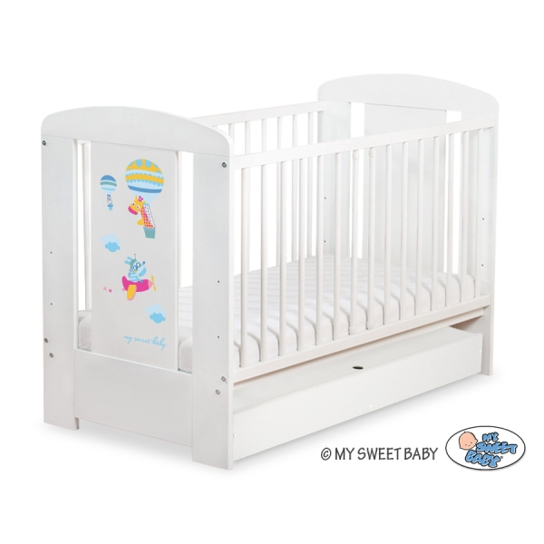 Lit pour Bébé avec Tiroir 120x60 cm Standard