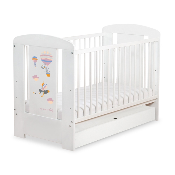 Lit pour Bébé avec Tiroir 120x60 cm Standard