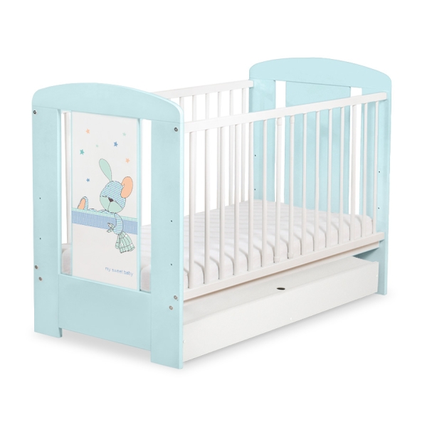 Lit pour Bébé avec Tiroir 120x60 cm Standard