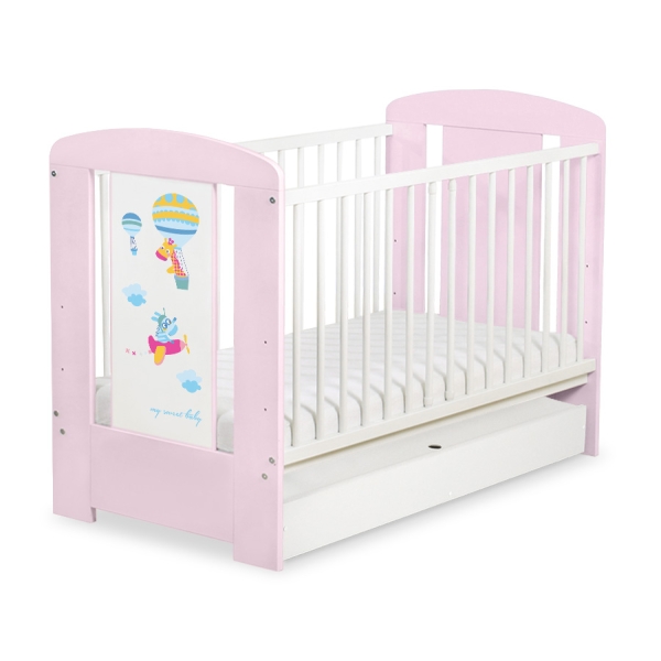 Lit pour Bébé avec Tiroir 120x60 cm Standard