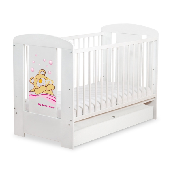 Lit pour Bébé avec Tiroir 120x60 cm Standard Barnabé