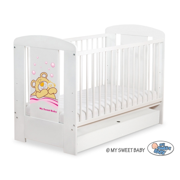 Lit pour Bébé avec Tiroir 120x60 cm Standard Barnabé