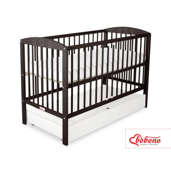 Lit pour Bébé avec Tiroir 120x60 cm Standard étoiles