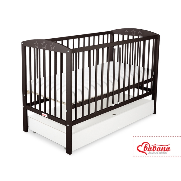 Lit pour Bébé avec Tiroir 120x60 cm Standard étoiles