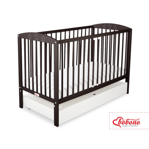 Lit pour Bébé avec Tiroir 120x60 cm Standard étoiles