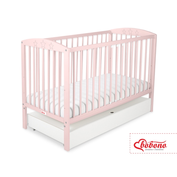 Lit pour Bébé avec Tiroir 120x60 cm Standard étoiles