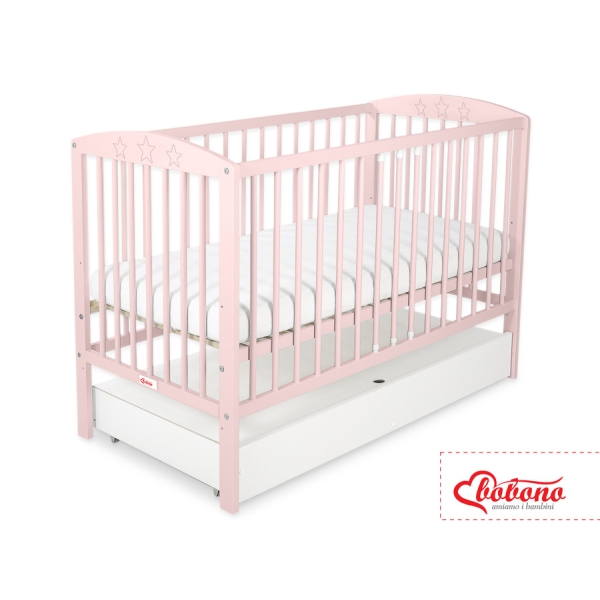 Lit pour Bébé avec Tiroir 120x60 cm Standard étoiles