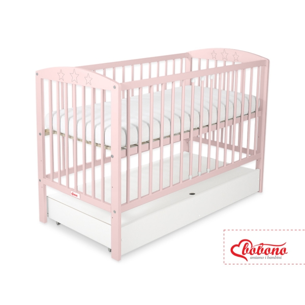 Lit pour Bébé avec Tiroir 120x60 cm Standard étoiles