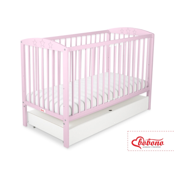 Lit pour Bébé avec Tiroir 120x60 cm Standard étoiles