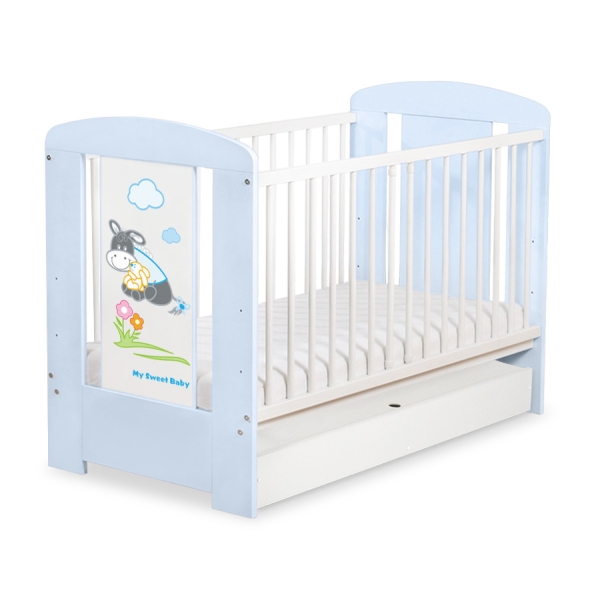 Lit pour Bébé avec Tiroir 120x60 cm Standard Luca
