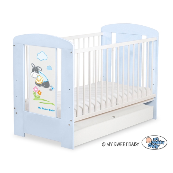 Lit pour Bébé avec Tiroir 120x60 cm Standard Luca
