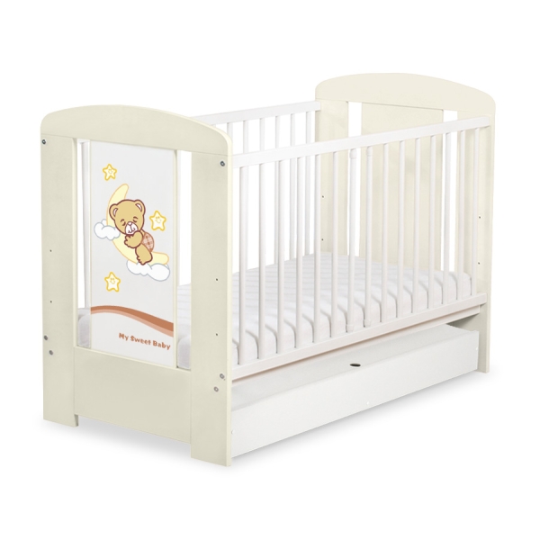 Lit pour Bébé avec Tiroir 120x60 cm Standard Nuit