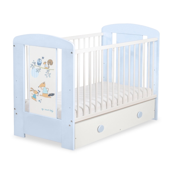 Lit pour Bébé avec Tiroir 120x60 Maxi