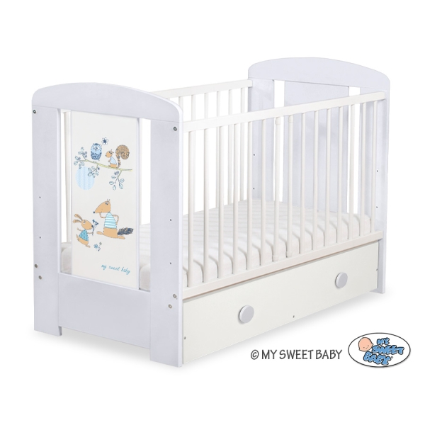 Lit pour Bébé avec Tiroir 120x60 Maxi